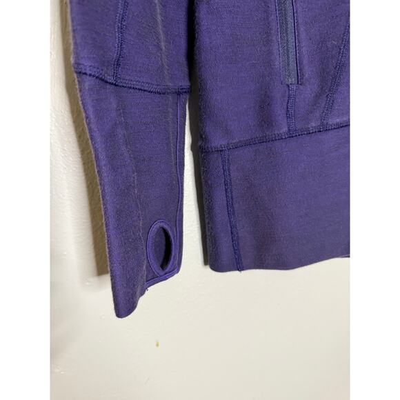 Lululemon In Stride purple full zip athletic sweater jacket - Picture 6 of 8